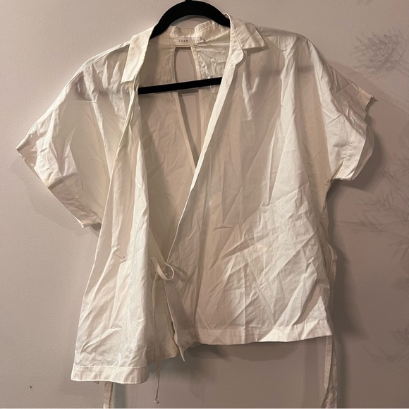 LUSH Wrap Style Blouse - Size L - Picture 2 of 5